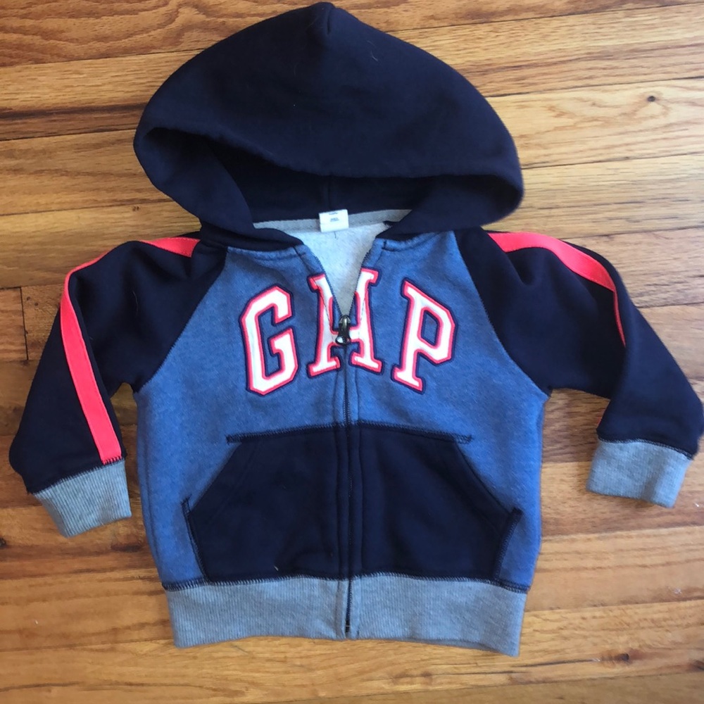 GAP hooded zip up sweatshirt